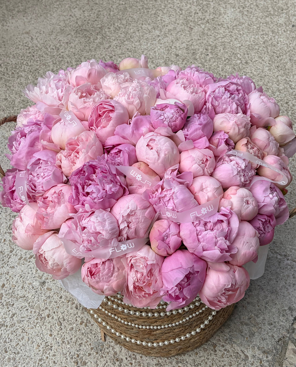 Peony Basket