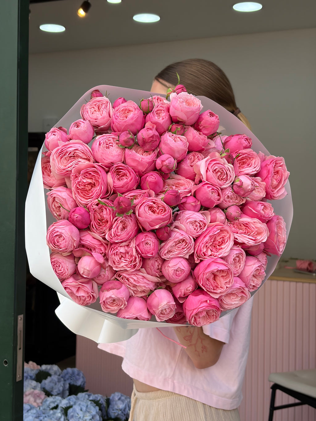 Spray Rose Silva Pink 