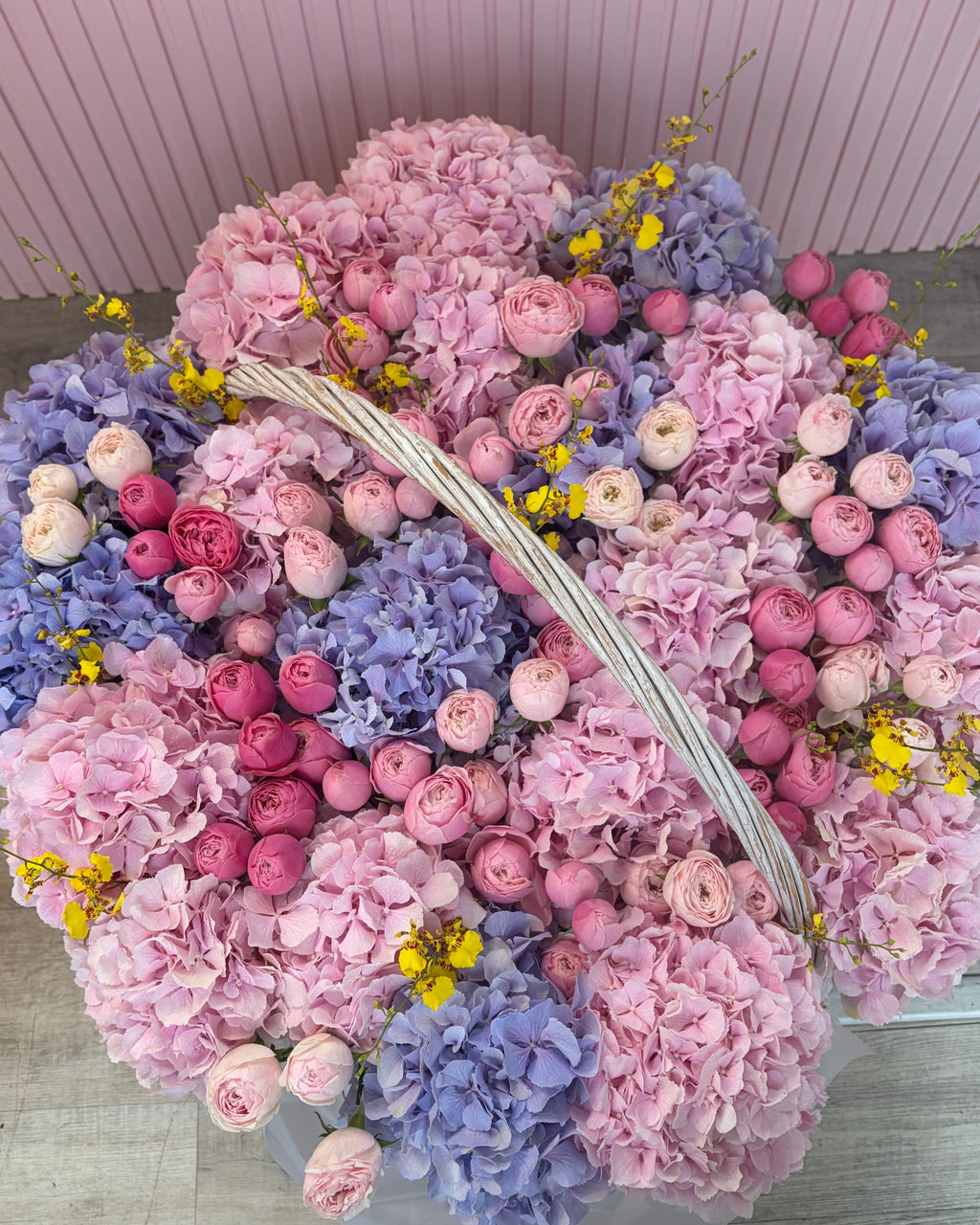 Lilac Symphony Basket