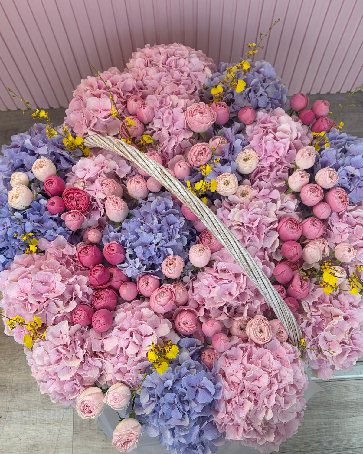 Lilac Symphony Basket