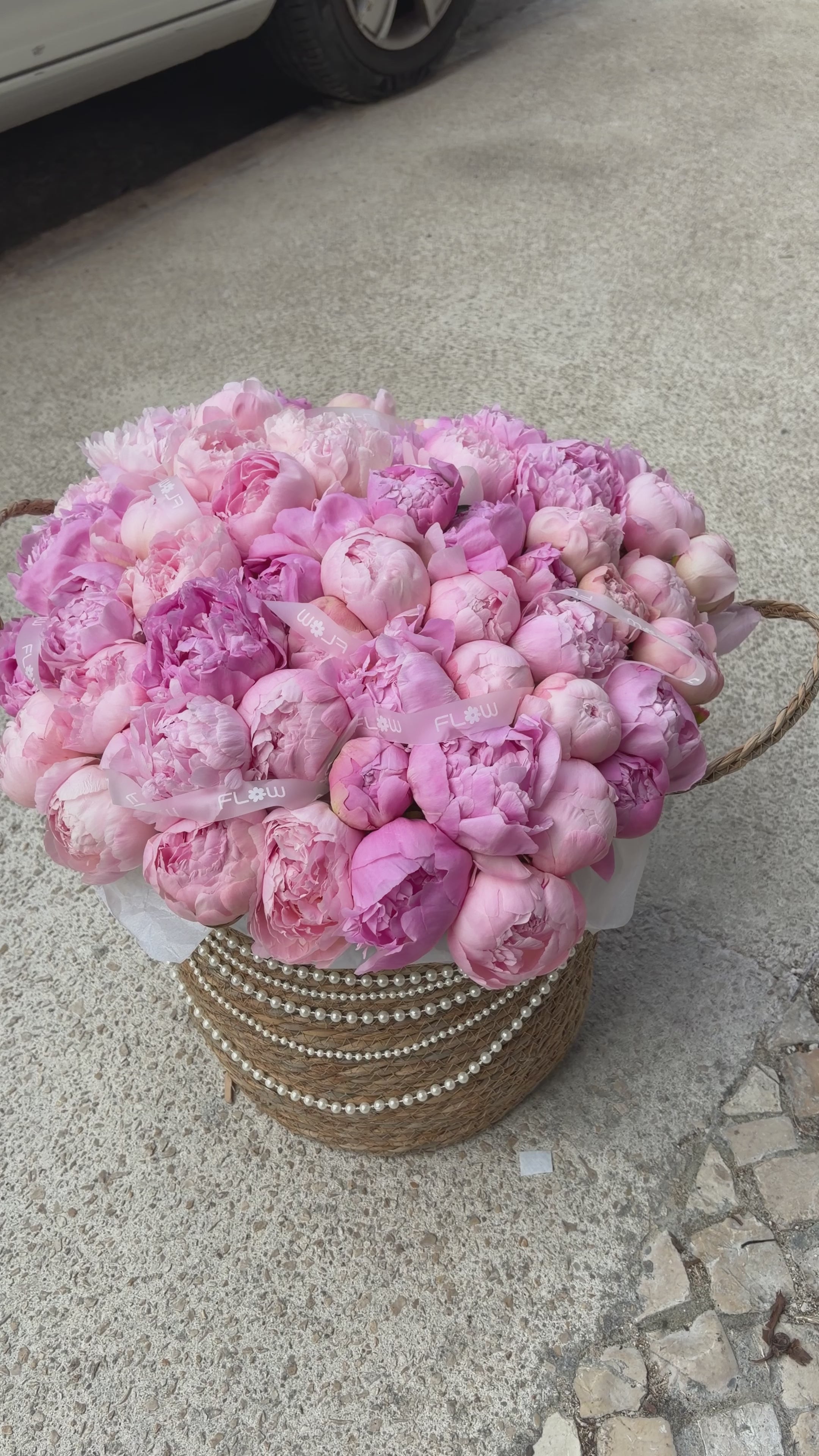 Peony Basket