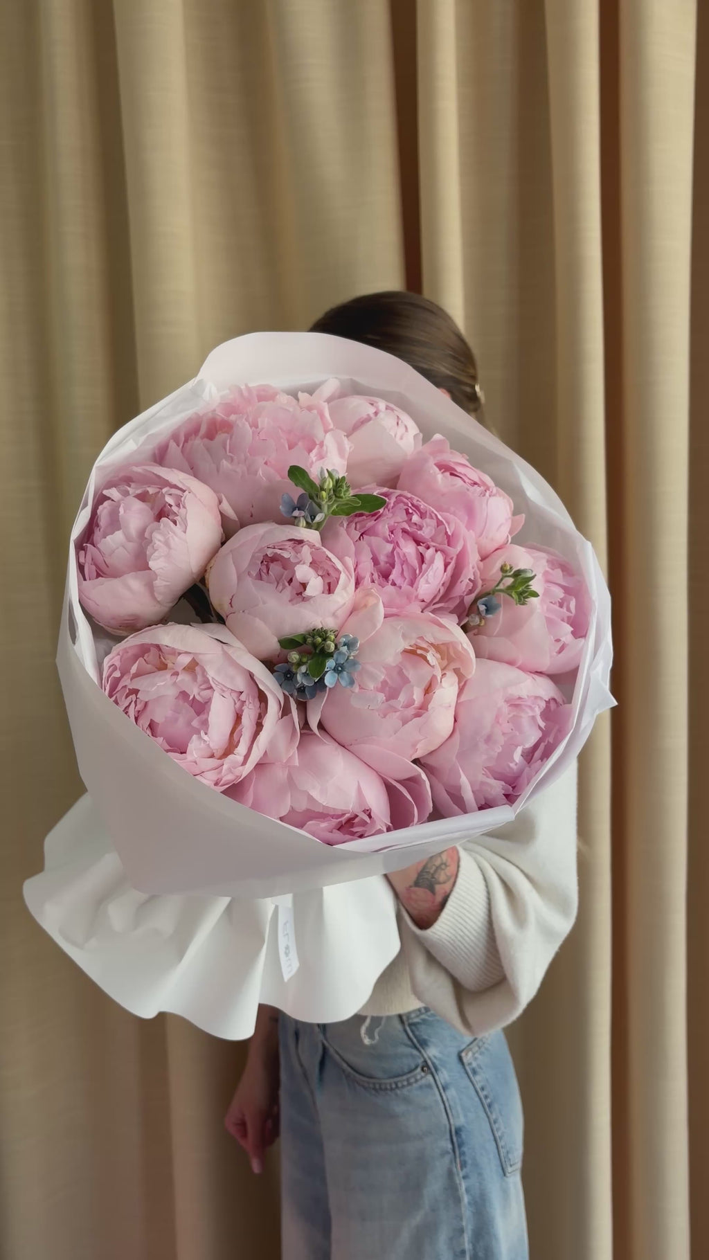 Mono Pink Peonies